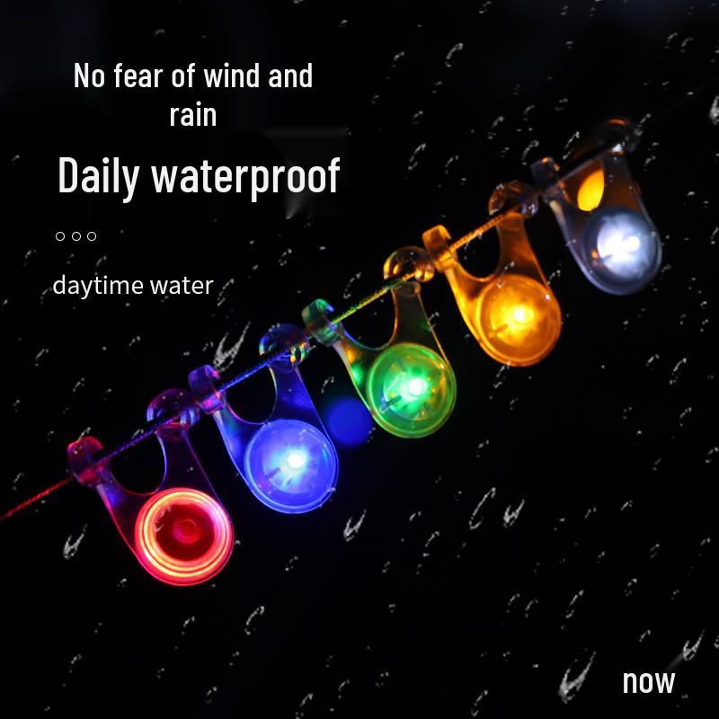 Color-Changing High-Brightness Decorative Light Rope: Tent, Camping, Warning, Silicone Flashing Bicycle Tail Light.