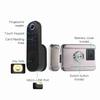 Smart Fingerprint Door Lock APP Timing Electronic Keyless Keypad Entry Door Lock with 6 Unlocking Wa