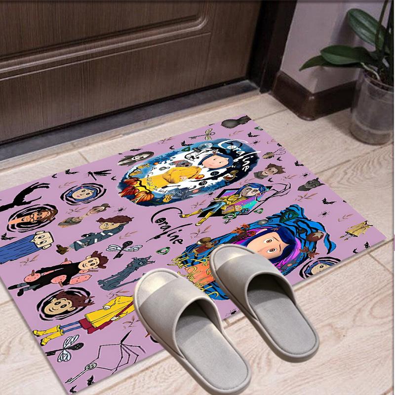 Coraline Pattern Rug, Indoor/Outdoor Mat, for Picnic, Gameroom, Bedroom, Office, Living Room, Home Decor Carpet, Birthday Gift