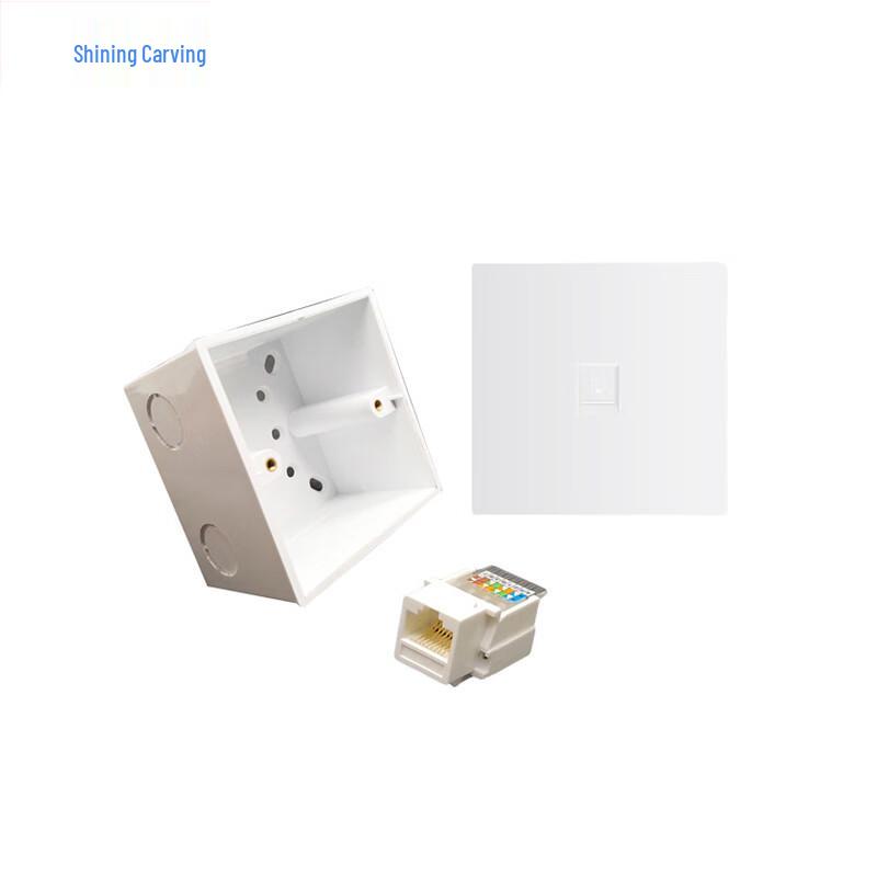 

Yaoke Category 6 Network Module Panel and Back Box Set