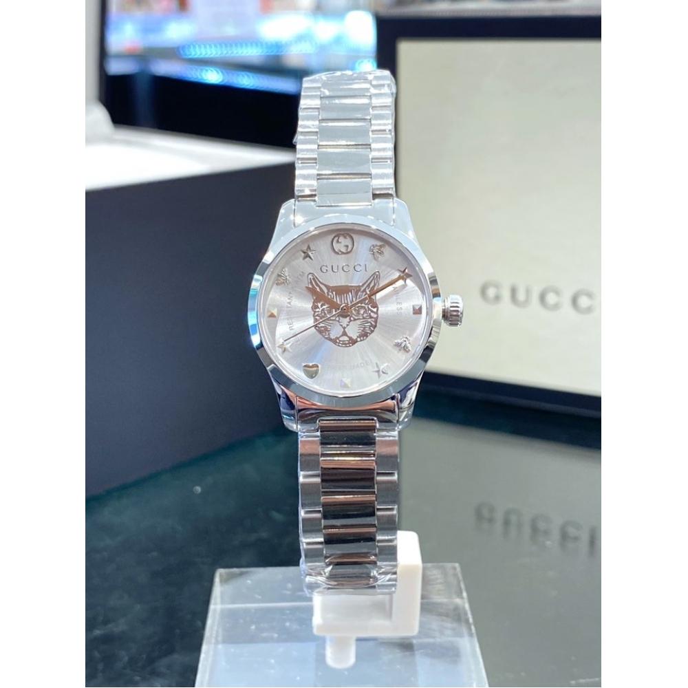 

Gucci Watch Catwatch Женские роскошные металлические часы YA126595