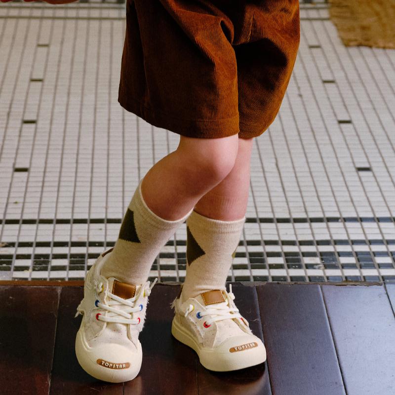 Корейская версия Laughing Classmates Детская парусиновая обувь для мальчиков и девочек — фото 6