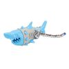 Dog Chew Food Dispensing Toy Tooth Cleaning Shark Shaped Stress Relief Chew Teething Toy for Puppy