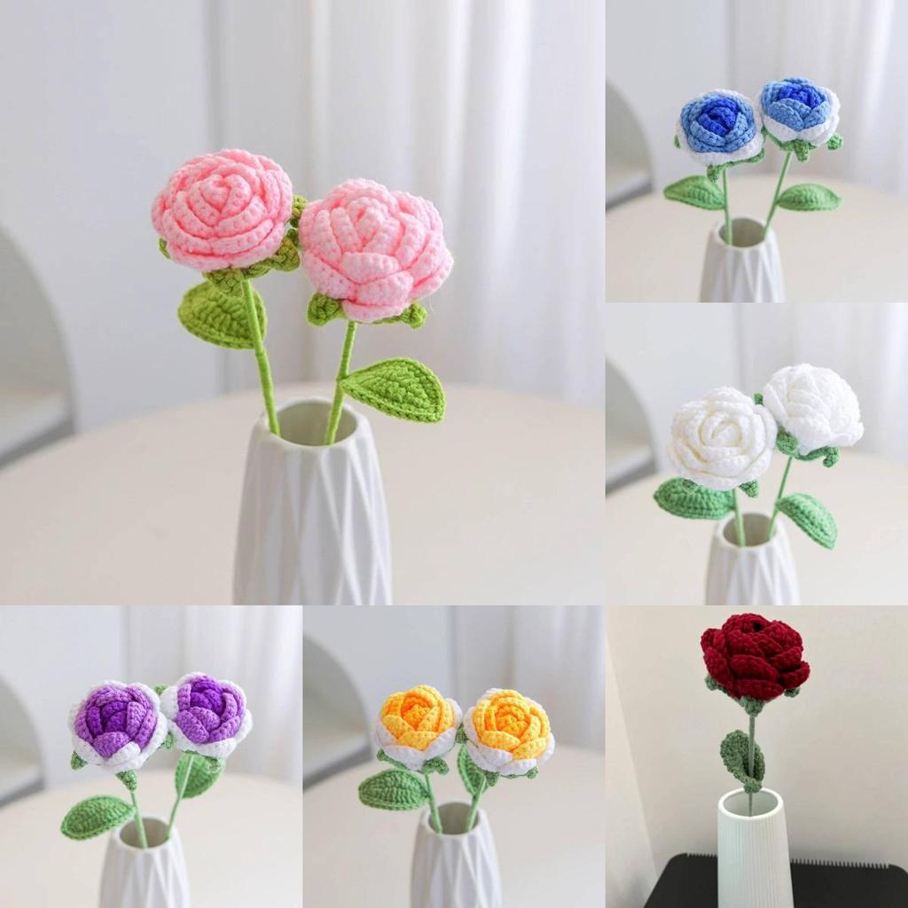 Romantic Rose Artificial Flowers For Wedding Home Decor With Realistic Fabric Material