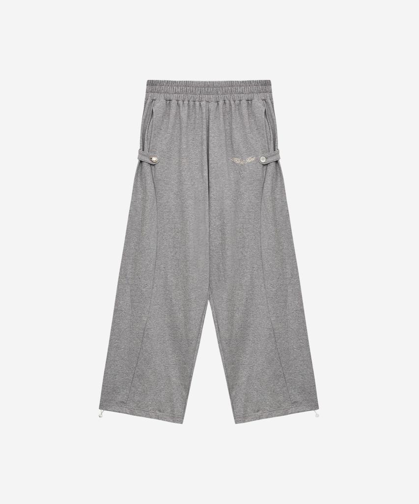Diseuijeupain Button Sweatpants Sporty Grey