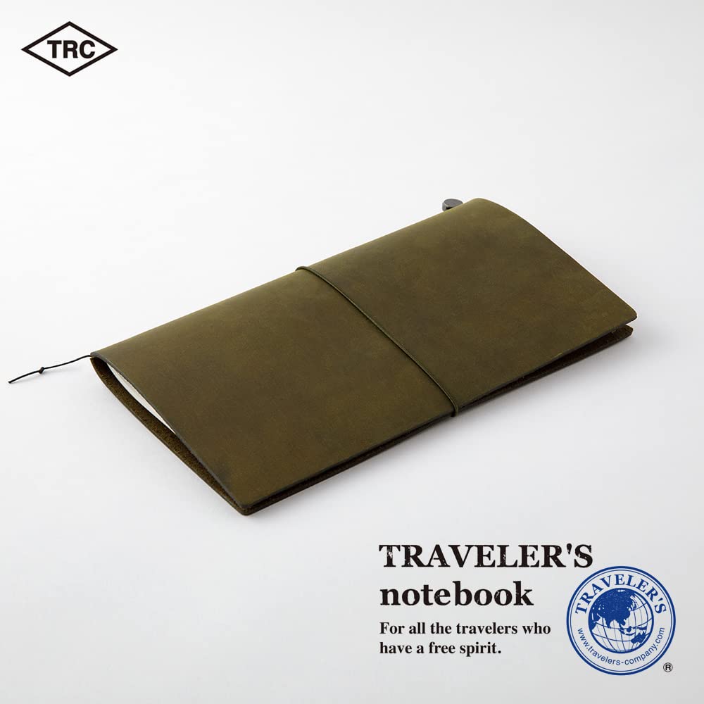 DESIGNPHIL Company Regular with Limited Edition 15342006 Traveler's Traveler's Notebook, Size, Card, Olive,