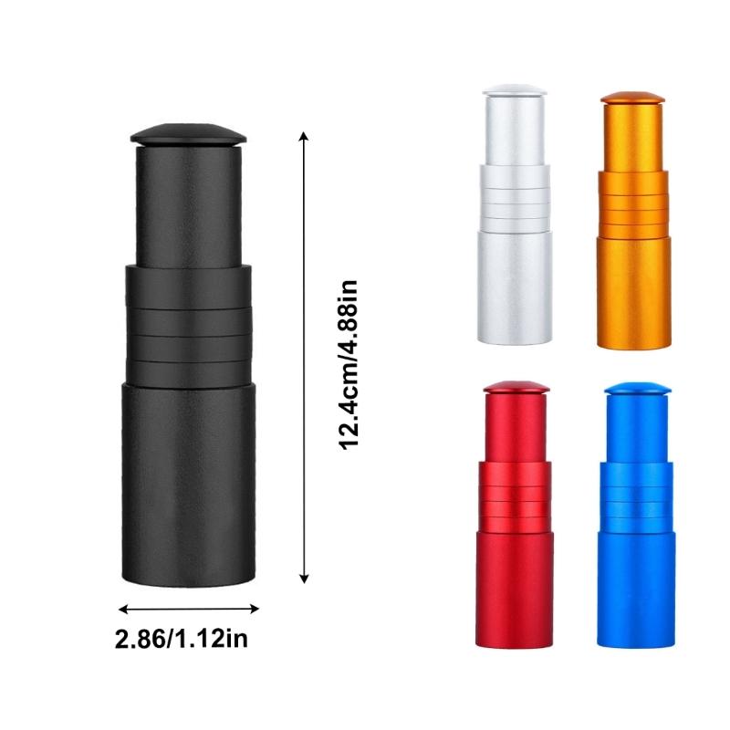 Road Bike Stem Risers Aluminum Alloy Handlebar Risers Fork Stem Extender Bicycles Handlebar Risers Head Up Adapter
