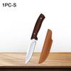 Professional Kitchen Knives Fruit Knife Stainless Steel Pocket Boning Knife Butcher Vegetable Slicing Meat Cleaver with Sheath