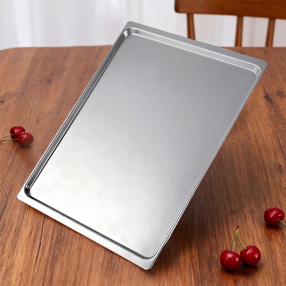 Bread Pan Aluminum Baking Tray Easy Release Design Food-Safe Aluminum Multi-Purpose Use Quick Cleaning Reinforced Rolled Edges
