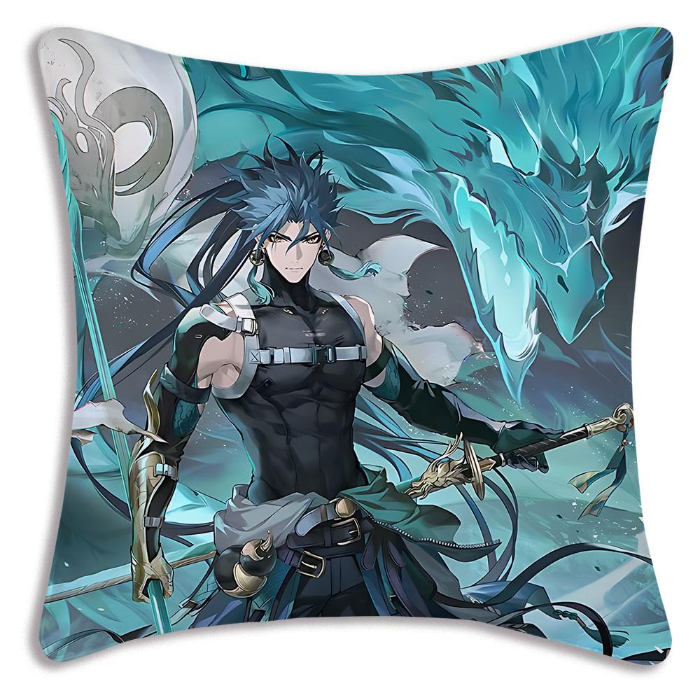 

Game Wutherings W-Waves Pillow Covers Cartoon Sofa Decorative Home Double-sided Printing Short Plush Cute Cushion Cover 30cmx30cm