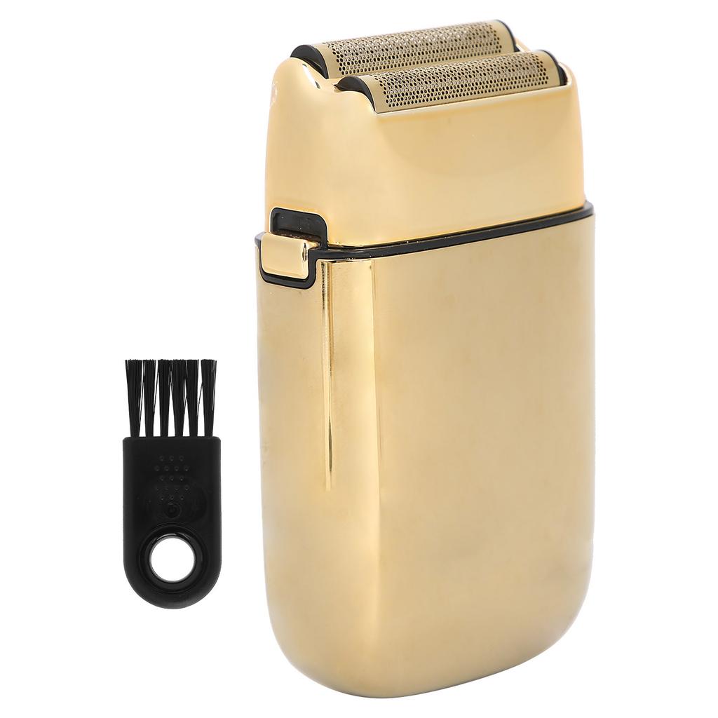 Metal Double Foil Shaver Waterproof Electric Shaver Cordless Beard Trimmer for Hair Cutting