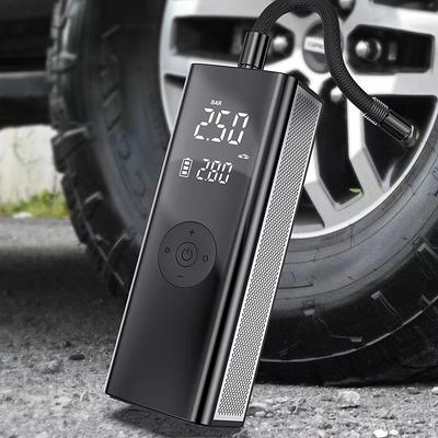 High Power Car Air Compressor Electric Tire Inflator Pump with LED Light for Motorcycle Bicycle Tire Portable Intelligent Digital Display