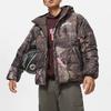 Li Ning Badfive Leaf Camouflage Water-Resistant Loose Short Hooded Down Jacket Men Jacket AYMT141-8