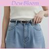 Damen Gürtel aus echtem Leder für Jeans mit Legierungsschnalle für Freizeit und Arbeitskleidung