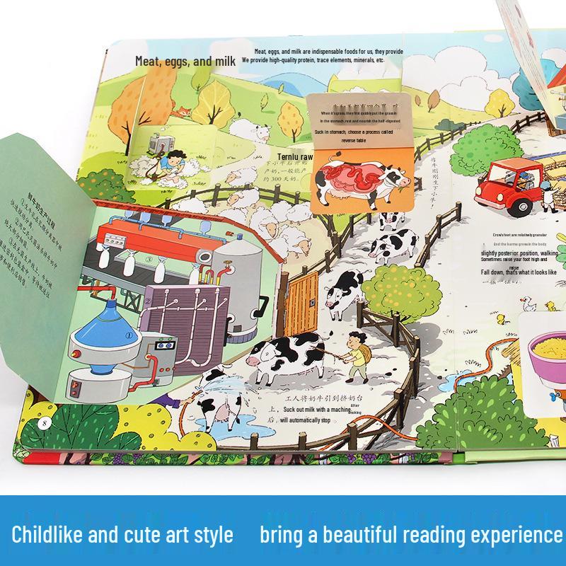 Carte Pop-Up Științifică: Corpul meu și Explorarea Oceanului (Varsta 3-6)