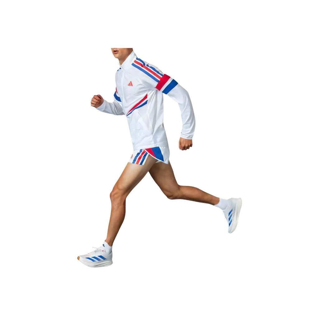 Adidas Adizero Retro Windproof Warm Soft Comfortable Long Sleeve Jacket Men Jacket White JD7317