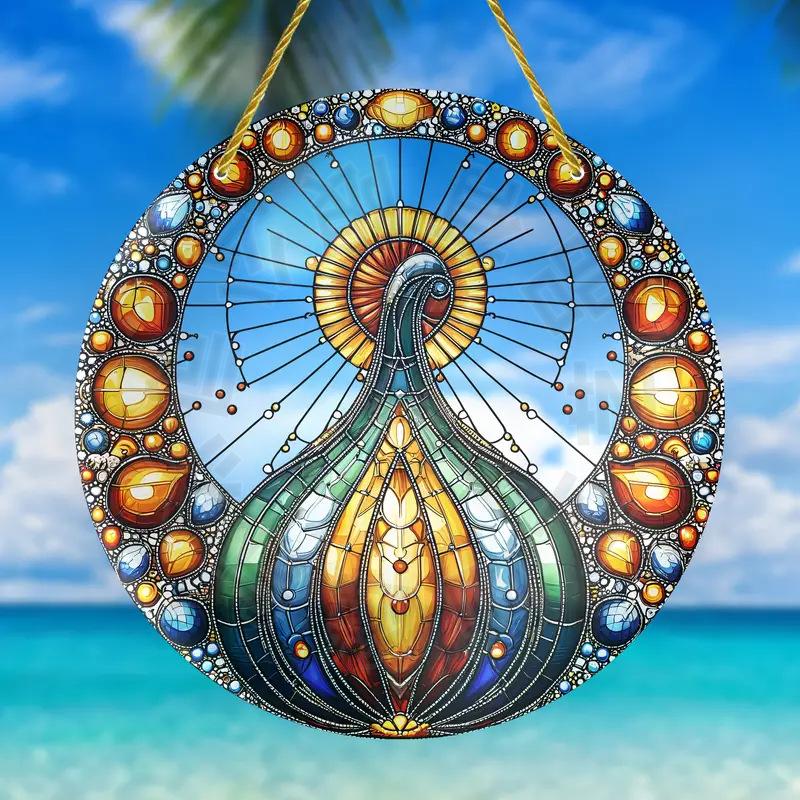 Neue Bohemian Stil Serie Innen- und Außenbereich Bunte Dekorative Acrylscheibe