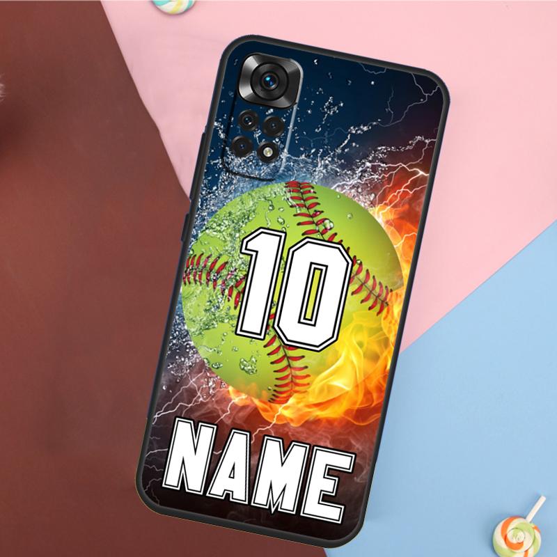 PERSONALIZED NUMBER Hockey BASKETBALL Case For Xiaomi Redmi Note 11 Pro 11S 8 9 12 10 Pro 10S 9S Redmi 10 12C 9C 10C Back Cover