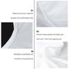 1pc Sweat Guard Underwear Vest Underarm Sweat Pads Short Breathable Comfortable for Women Girls Ladies (Size L White)