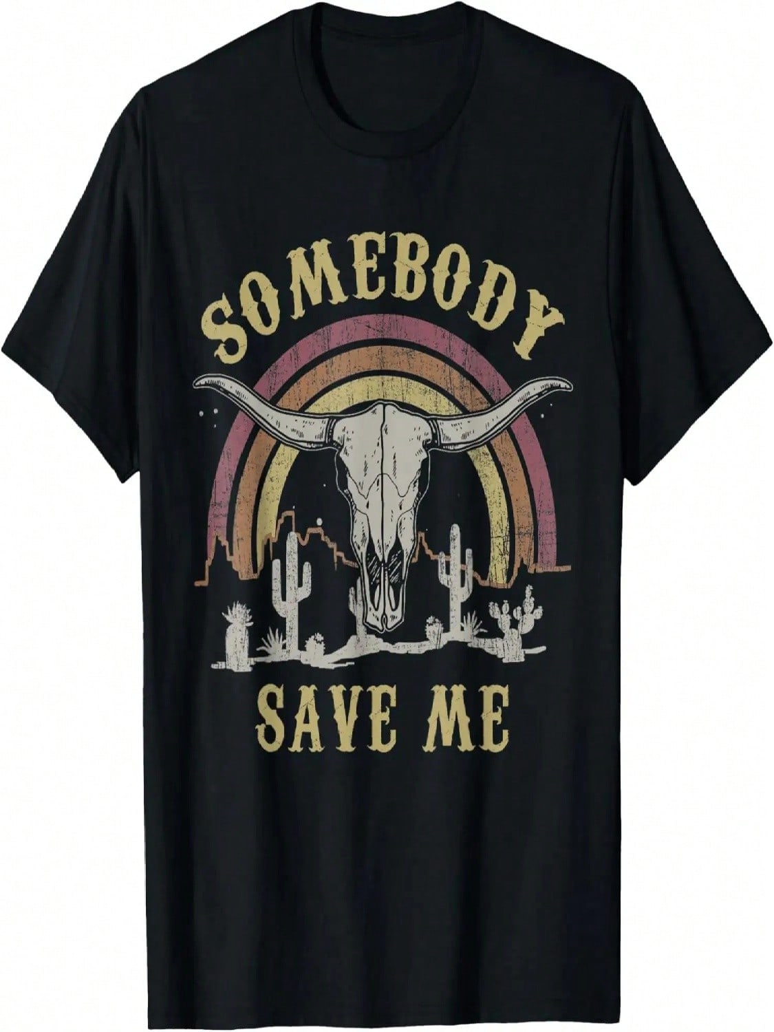 Somebody Save Me From Myself T-Shirt S разноцветный