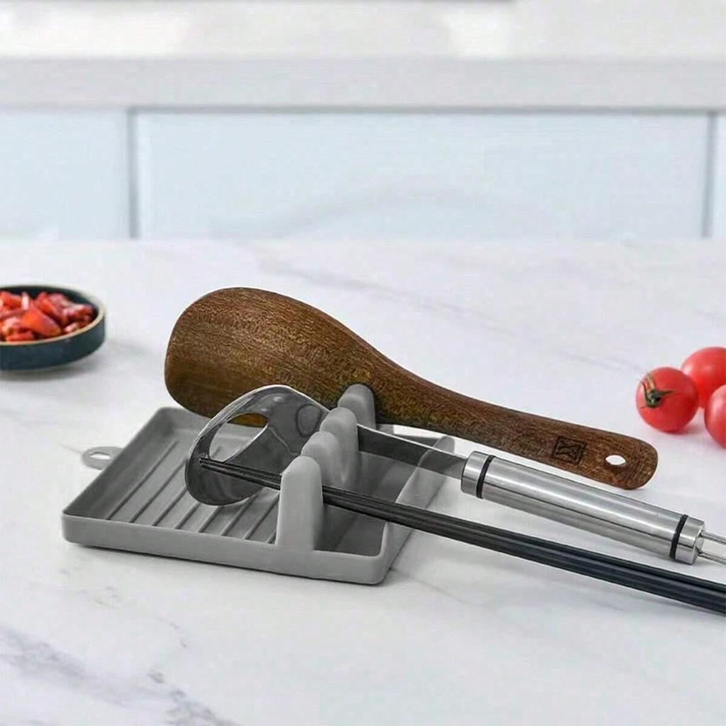 1pc Spoon/Spatula Holder, Utensil Rack, Versatile Kitchen Tool Organizer