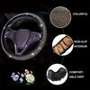 Set da 8 pezzi: Coprivolante per auto con diamanti, Copri cintura di sicurezza con strass scintillanti, Sottobicchiere per auto.