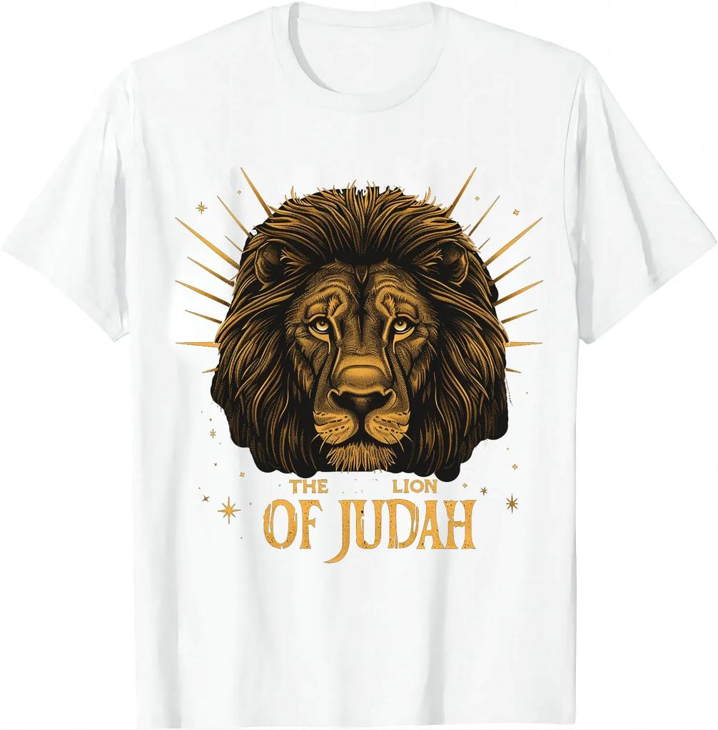 Jesus Lion of Judah Christian Gift for  Women T-Shirt  Vintage T Shirt  Animal Tops  Ropa  Ropa Mujer
