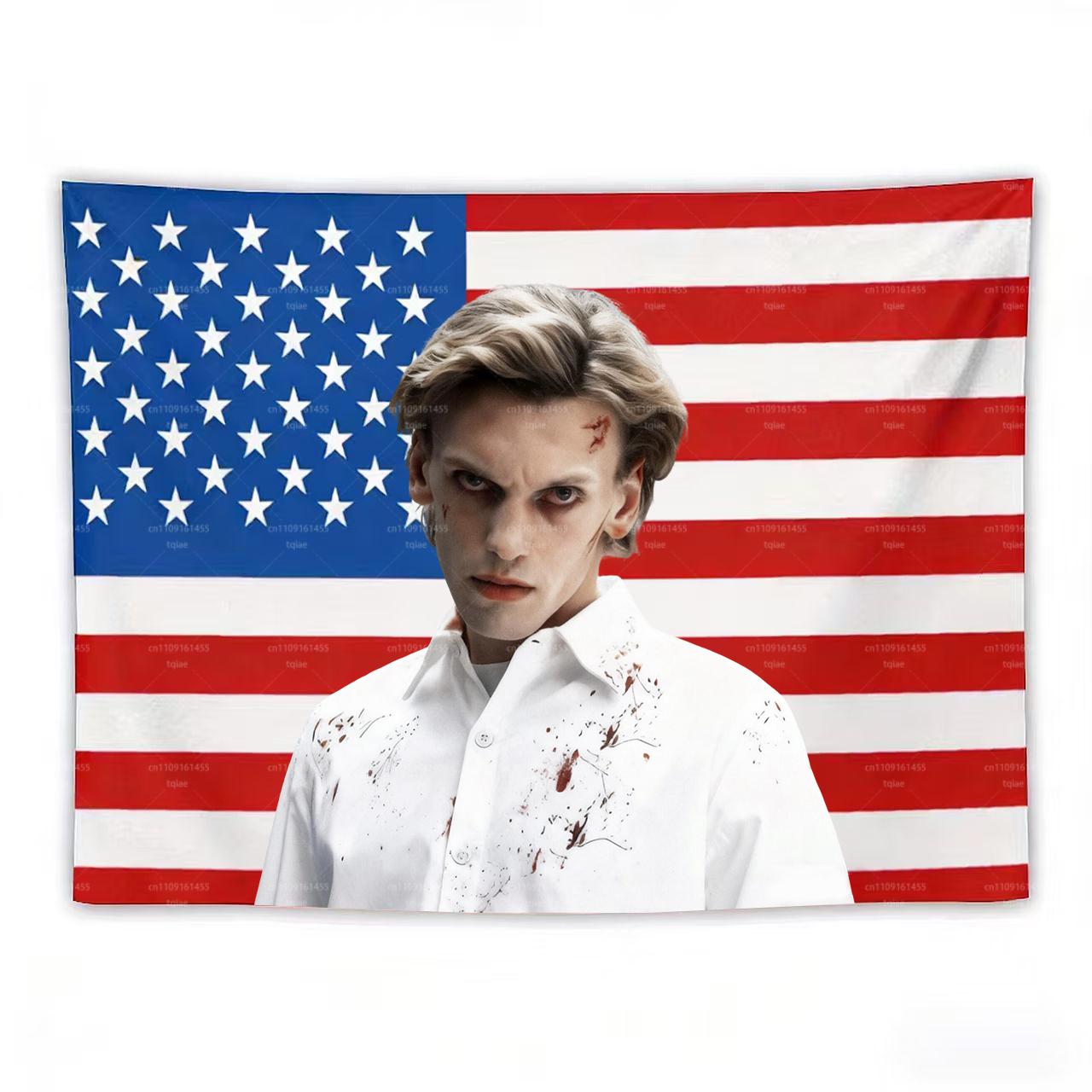 

1pc 0001 Flag Tapestry Movie Themed Bedroom Living Room Bar Restaurant Party Wall Decor 74x94cm(29x37in)