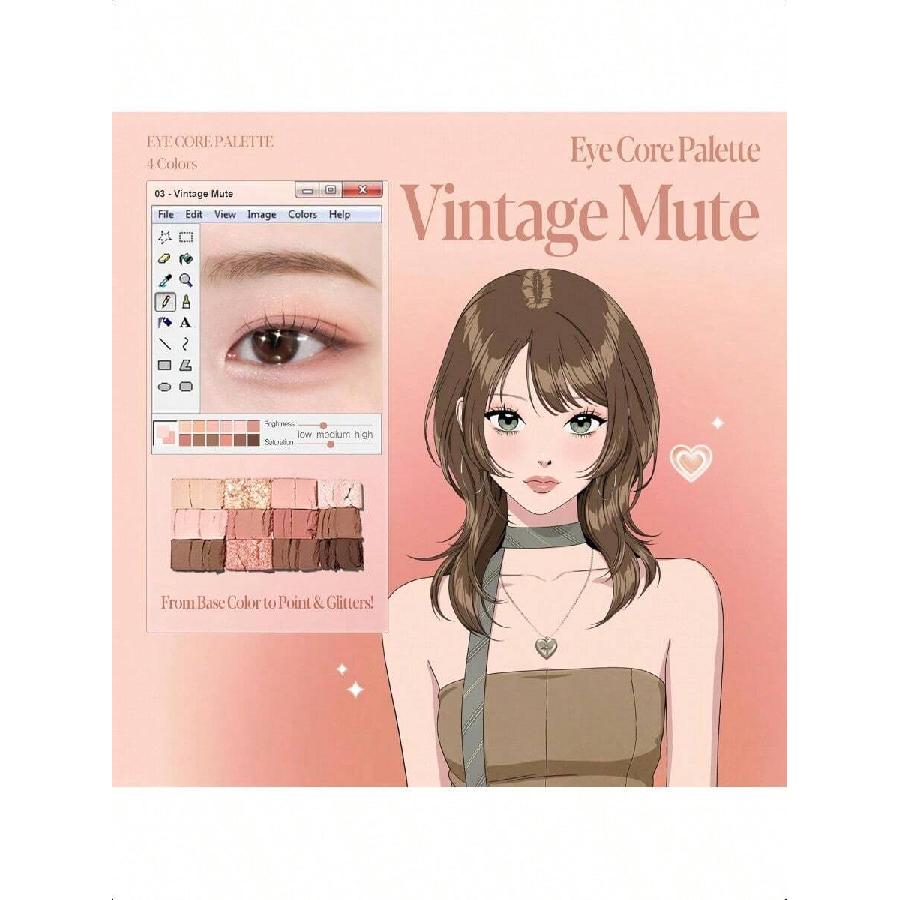 eSpoir Eye Core Palette- 12g| Highly Pigmented Palette Featuring 12 Versatile Colors For Endless Eye Makeup Creations