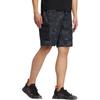 Adidas Originals Trefoil All-Over Print Button-Up Straight Shorts Men Bottoms Black HS7288
