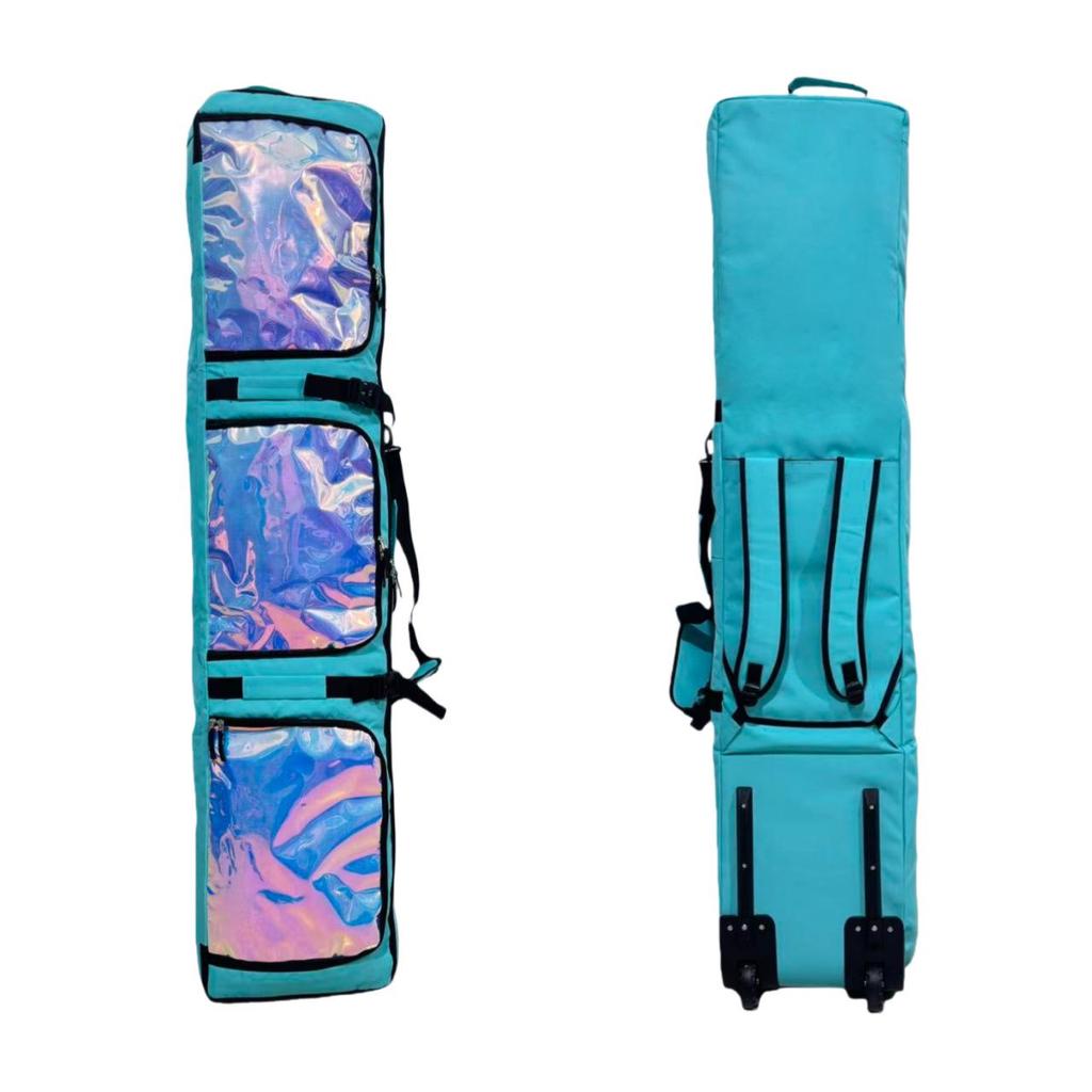 Skidväska med hjul och ryggsäcksremmar: Våt/Torr Separering, Enkel/Dubbel Skiva, Logotyp Valfri, Redo för Incheckning