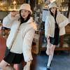 Loose Bread Clothes Casual Short Down Cotton Clothes Female Couples Thickened Niche Design Thickened Cotton Clothes Jacket