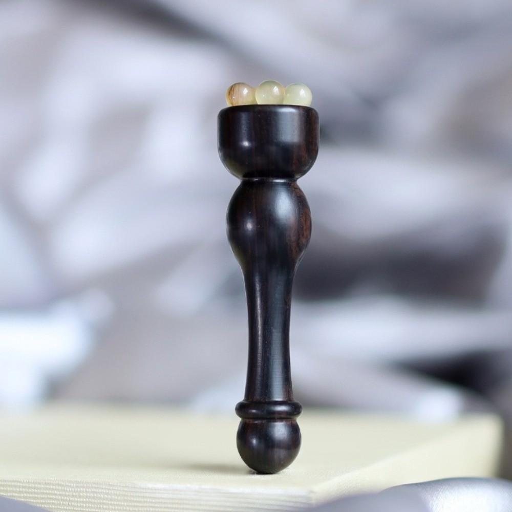 Five Beads Design Eye Massage Stick Reduce Puffiness Guasha Face Massager Tool  Skin Caring