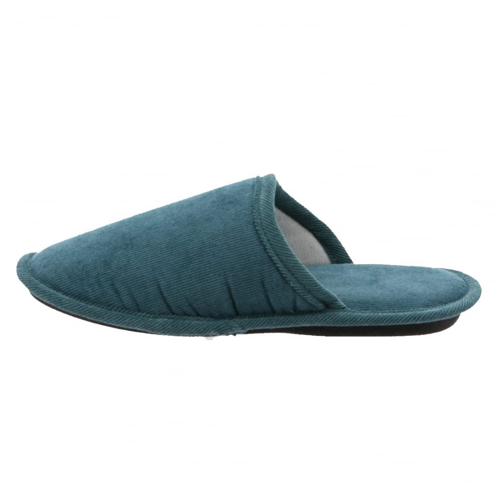 Slippers CORDUROY SLIPPERS EV DEEP TURQUOISE [Dulton] 22.5~25cm