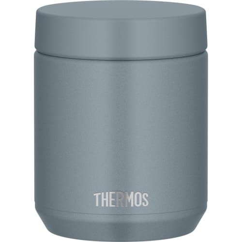 Dishwasher-Safe Model: Thermos Vacuum Insulated Soup Jar, 400ml, Gray-Green, All Parts Dishwasher Safe, Keeps Food Hot or Cold, Easy to Clean, Round M