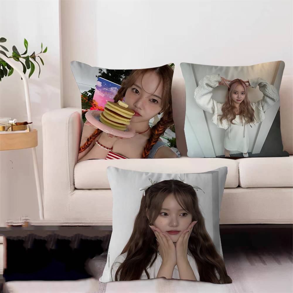 Singer L-Lee-Soojin Cushion Cover Car Throw Pillow Case For Sofa Car Christmas Gift 40x40cm 45x45cm
