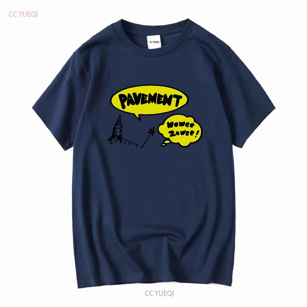 Pavement Wowee Zowee T Shirt long or short sleeves vintage Washed designer clothes graphic Stretched Stylish Casual homme