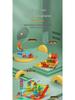 Stained Glass Magnetic Tile Set: Strong, Fun Assembly Building Blocks for Early Education Ages 3-6