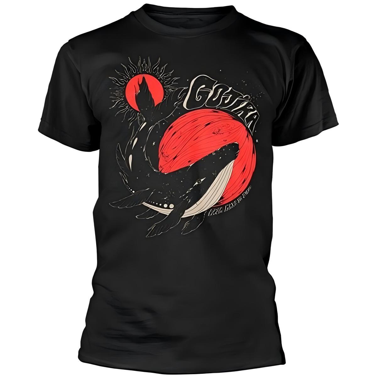 Gojira Whale Red Sun T-Shirt L