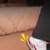 Leather & Suede Anti-Kick Protective Plate for Galaxy A7 - Rear Seat Underside Anti-Kick Pad & Interior Modification Supply