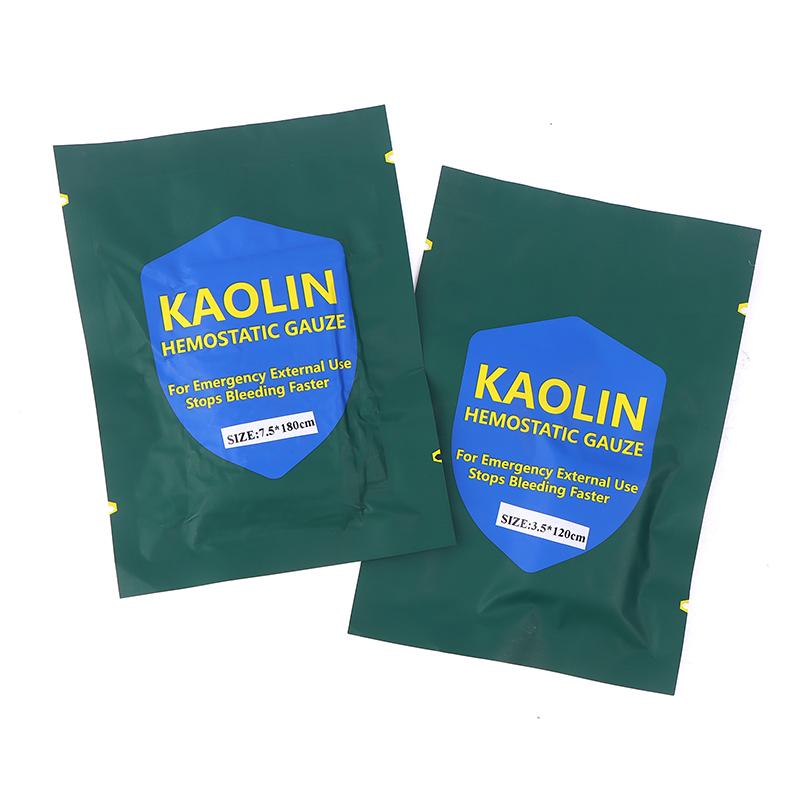 4Sizes Hemostatic Gauze Combat Emergency Trauma Z-Fold Soluble For Ifak Tactical Military First Aid Kit Medical Wound Dressing