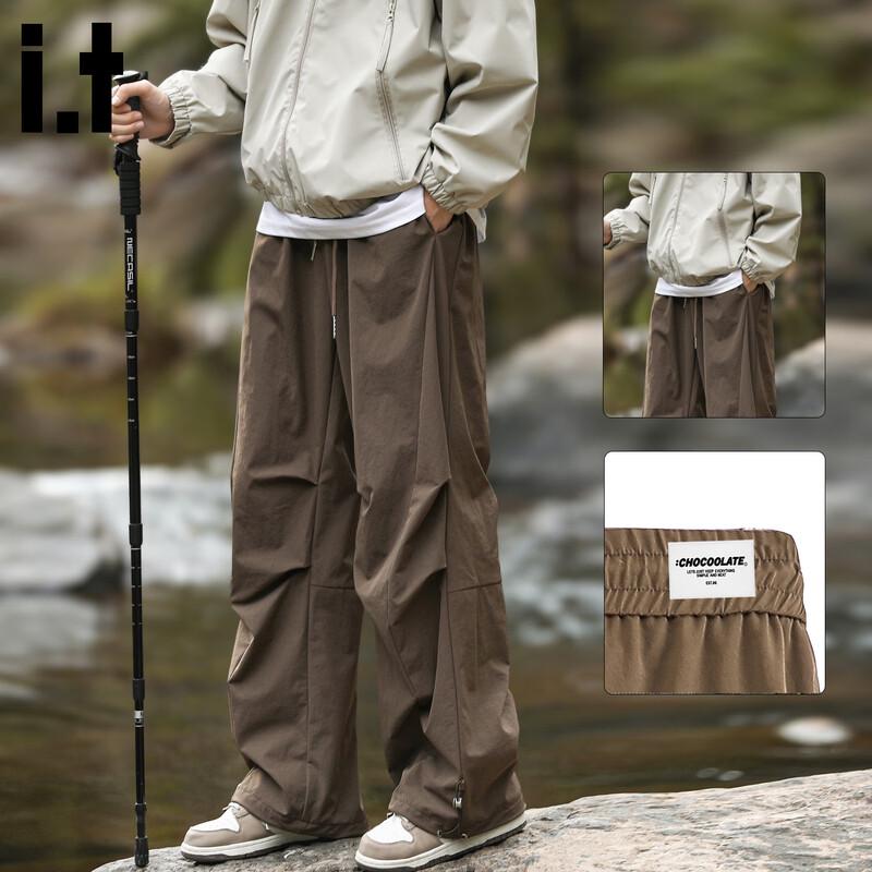 

Men s American Style Quick-Dry Parachute Cargo Pants M