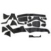 Interior Panel Dashboard Sticker Set For Chevrolet Cruze 09-15 Carbon Fiber Look