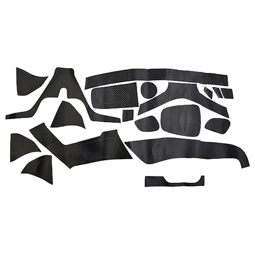 Interior Panel Dashboard Sticker Set For Chevrolet Cruze 09-15 Carbon Fiber Look