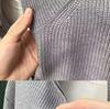 Men's Slim Fit Zip-Up Cardigan - Autumn Knit Sweater with Half-High Collar