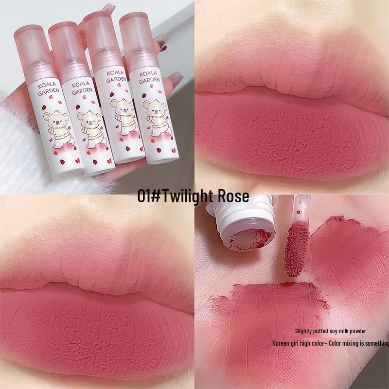 

DaiMenBear Sweet Koala Velvet Matte Lip Mud - Autumn Winter Collection Lip Gloss