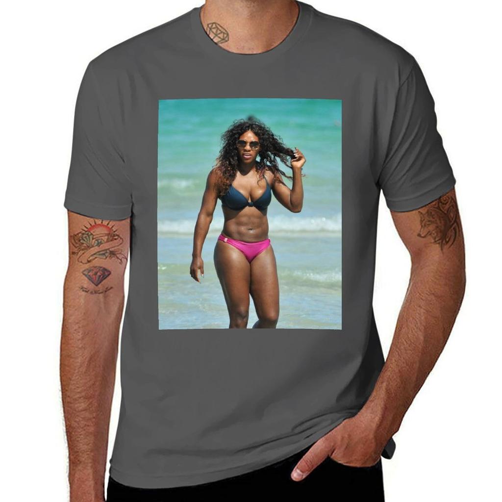 Serena Williams #222 T-Shirt t shirts for man slim fit man t shirt luxury T-Shirt
