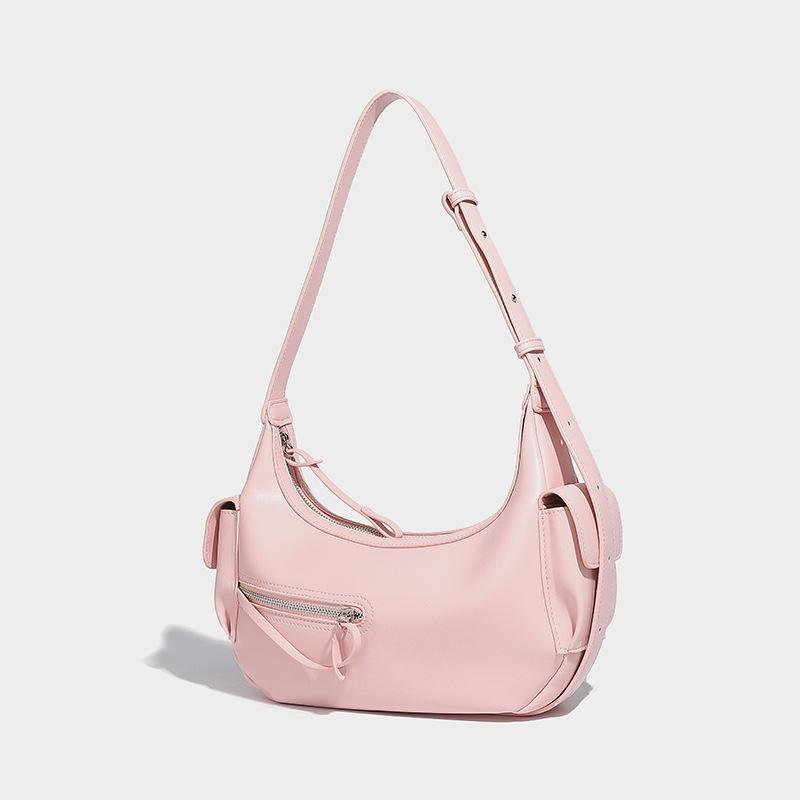 Designte Unterarmtasche Umhängetasche, Handtasche, Halbmondförmige Damen-Tasche Weicher Reißverschluss Verschleißfest