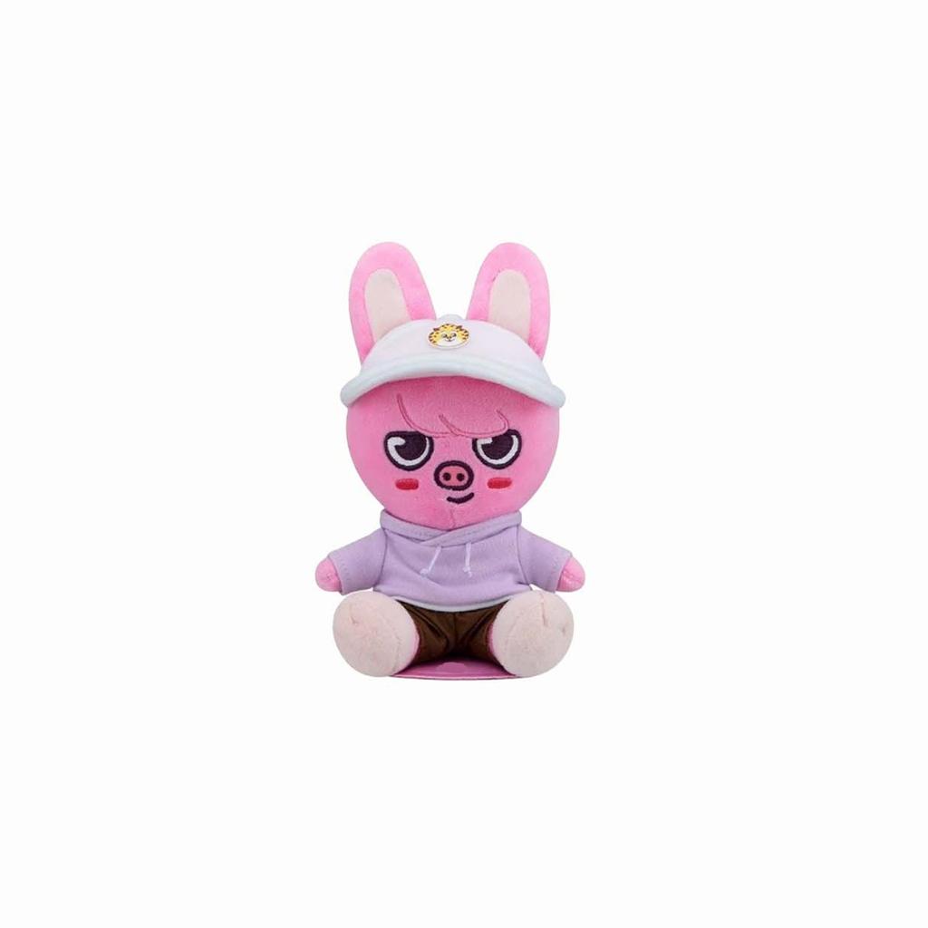 Plush Stuffed Animal Toy Soft Fabric Sitting Character Doll with Detailed Stitching and Embroidered Facial Features for Kids and Collectors
