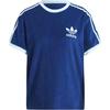 (WMNS) Originals Terry 3-Stripes T-shirt Asia Sizing 'Dark Blue' Women's IR7465